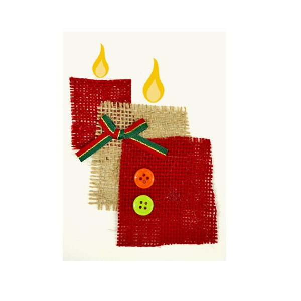 (재미스쿨) 크리스마스 카드만들기 패키지 13번 5인용 DIY 카드 꾸미기