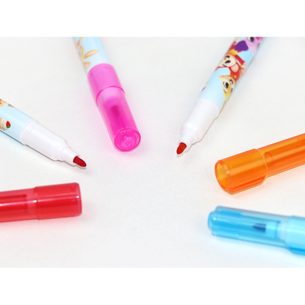 (지구화학) 핑크퐁 원더스타 사인펜 12색 수용성 싸인펜