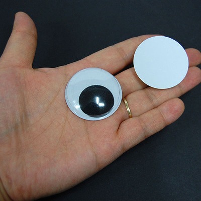 (재미스쿨) 5000 인형눈알 인형눈 DIY 인형만들기 재료 ( 비접착 40mm x1통 )