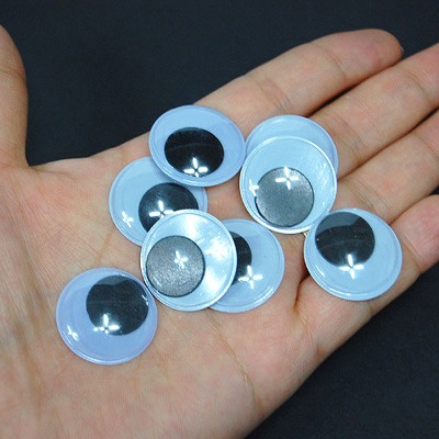 (재미스쿨) 5000 인형눈알 인형눈 DIY 인형만들기 재료 비접착 20mm x1통