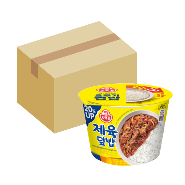 (오뚜기) 컵밥 제육덮밥 310g 12개입 (BOX)