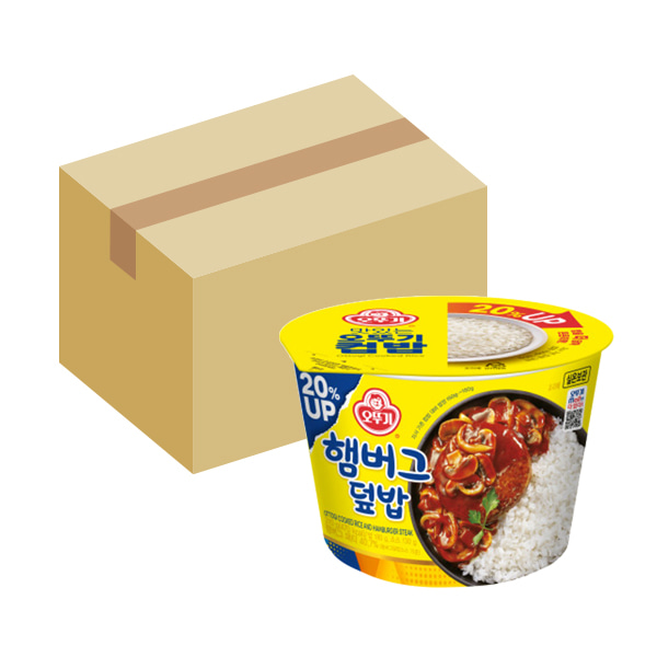 (오뚜기) 컵밥 햄버그덮밥 310g 12개입 (BOX)