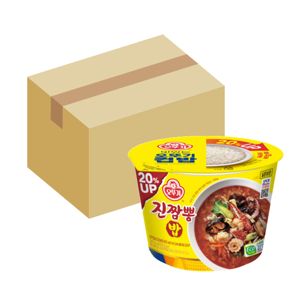 (오뚜기) 컵밥 진짬뽕밥 217.5g 12개입 (BOX)