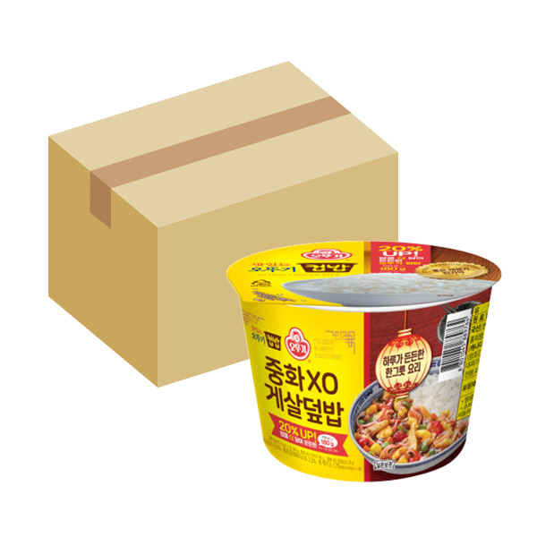(오뚜기) 컵밥 중화XO게살덮밥 278g 12개입 (BOX)