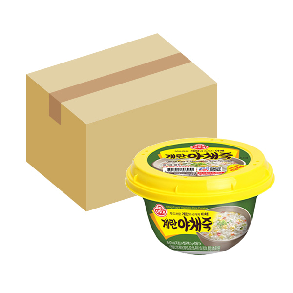 (오뚜기) 계란야채죽 285g 12개입 (BOX) 상온 죽