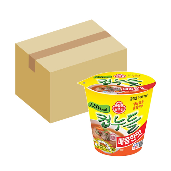 (오뚜기) 컵누들 매콤한맛 37.8g 15개입 (BOX) 컵라면